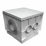 REGARD DE BRANCHEMENT EN PP 600X600 GRIS