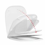 ABATTANT SOFT CLOSE DECLIPSABLE PALMA "CARRE"