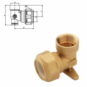 RACCORD COUDE T FEMELLE APPLIQUE