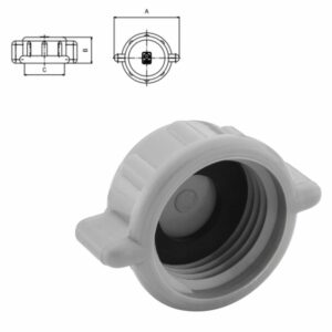 BOUCHON G1/2’’ FEMELLE AVEC JOINT PLAT