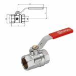 VANNE A BS FF A PASSAGE INTEGRAL LEVIER