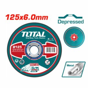 DISQUE A EBARBER Ø125MM 6MMX22,2MM TAC2231251