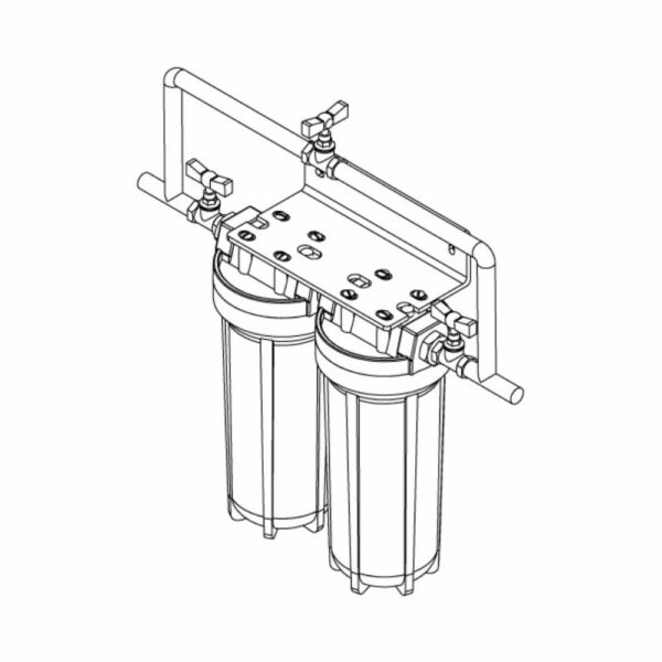 FILTRE A EAU DOUBLE 3/4" – Image 2