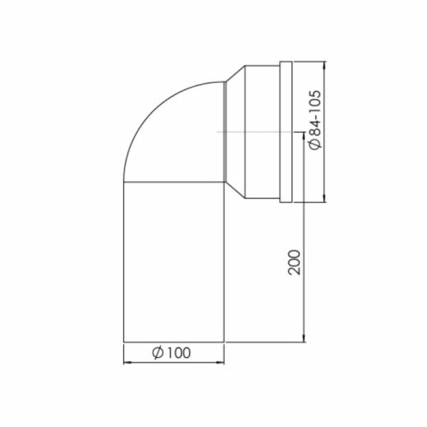 PIPE COUDEE L20