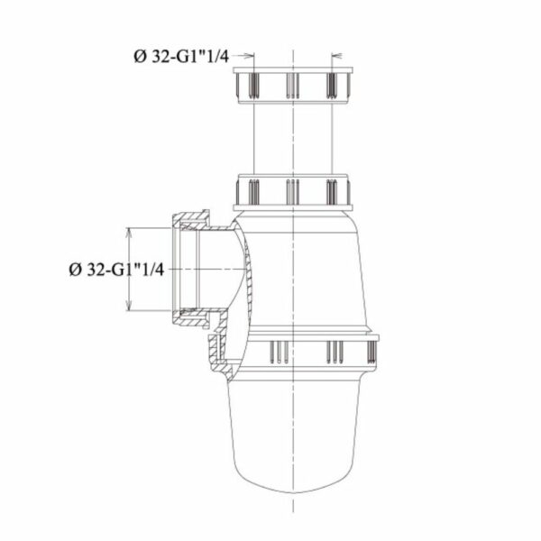 SIPHON DE LAVABO 1"1/4 – Image 2