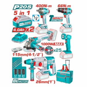 KIT OUTILLAGES ELECTRO-PORTATIF 2.4AHCH TCKLI2059