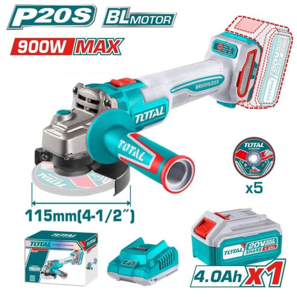 MEULEUSE 115 20V 4AH/CH TAGLI261521