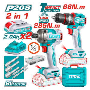 VISSEUSE + PERCEUSE 20V 2.2AH/CH TCKLI20277