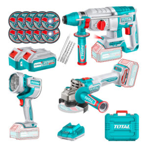 KIT OUTILLAGE 3EN1 20V 2X4AH TOSLI250183