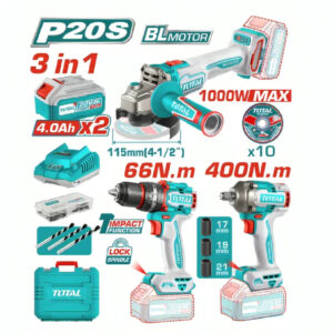 KIT OUTILLAGE 3EN1 20V 2.4AH/CH TOSLI241291