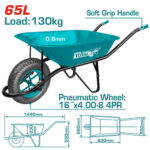 BROUETTE 65 L ROUE PNEU THTWB4010P