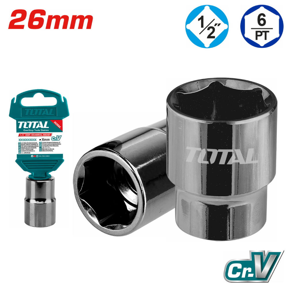 DOUILLE 1/2" 26MM THTST12261