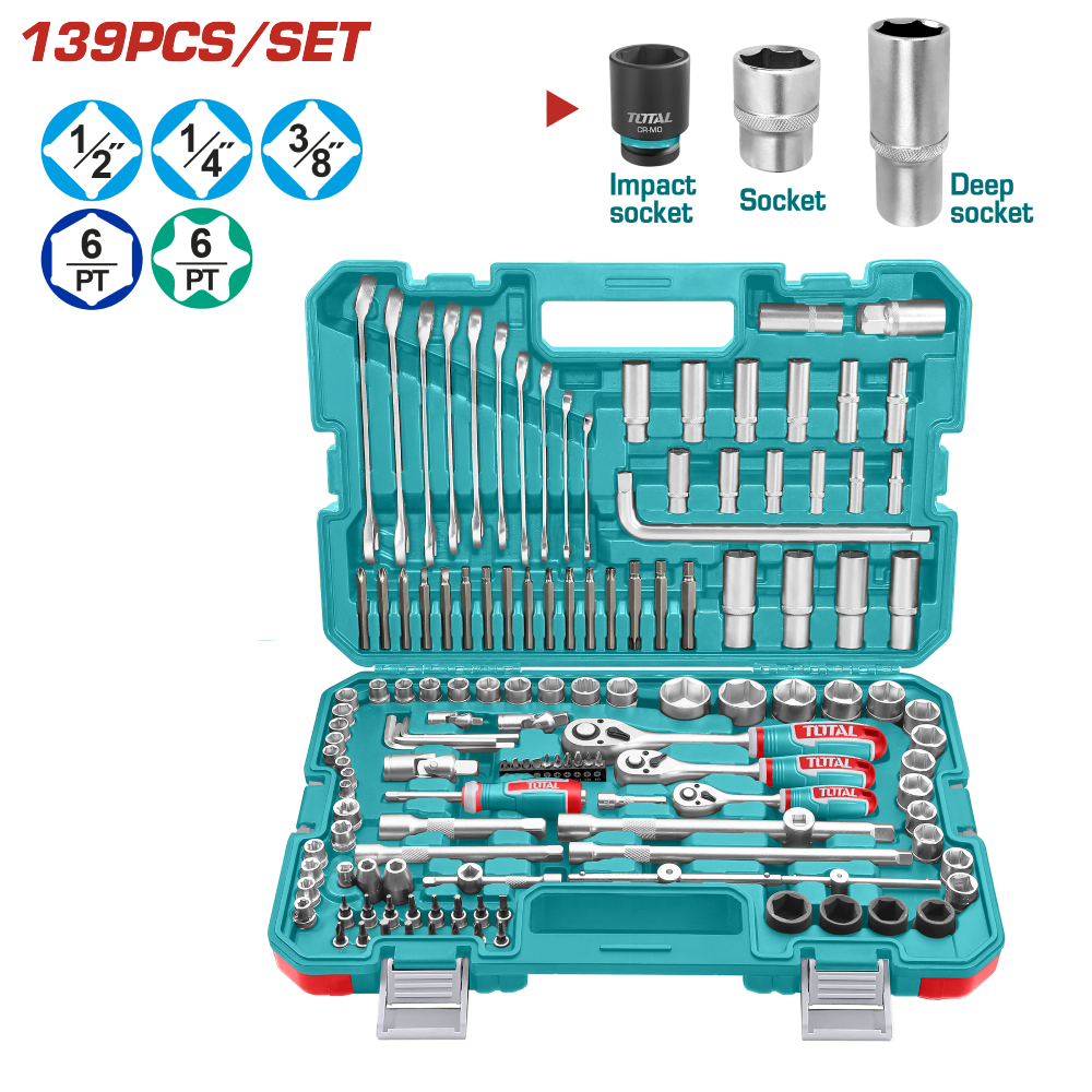 KIT OUTILS A MAIN 139PCS THKTHP21396