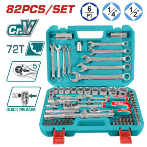 KIT OUTILS A MAIN 82PCS THT421802