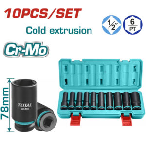 BOITE A DOUILLES 1/2" 10PCS THKISD12102L