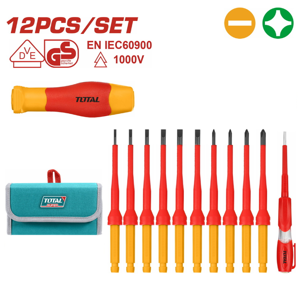 JX 12 TOURNEVIS 1000V ISOL THKISD1201