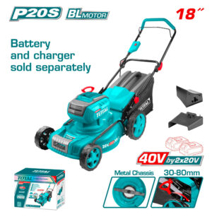 TONDEUSE A GAZON 60L 40V S/BAT TLMLI20185