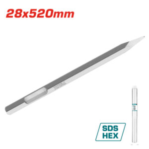 BURIN HEX POINTU 28X520MM TAC15342811