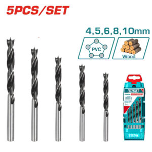 JX 5PCS MECHES BOIS 4-10MM TACSD7056