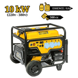 GENERATEUR ESSECE/GAZ 10KW 220V/380V GF12000E-F