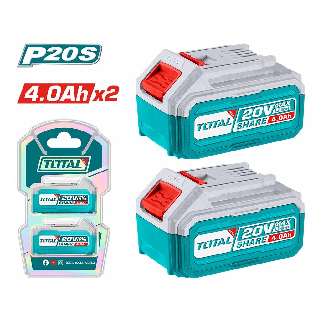 KIT 2 BATTERIE 20V 4.0AH TOSLI240312