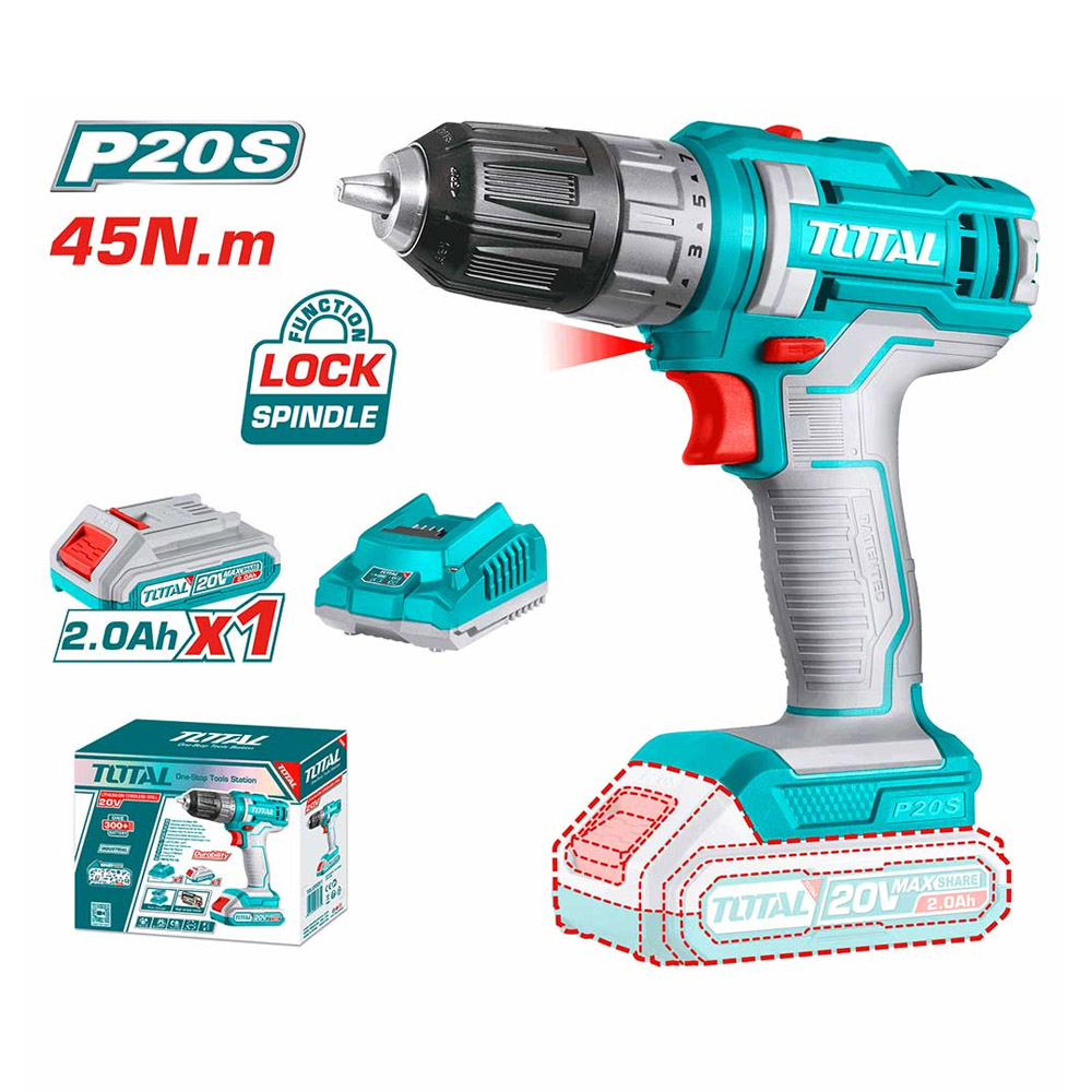 VISSEUSE PERCUSSION 45NM 20V 2AH/CH TDLI200518