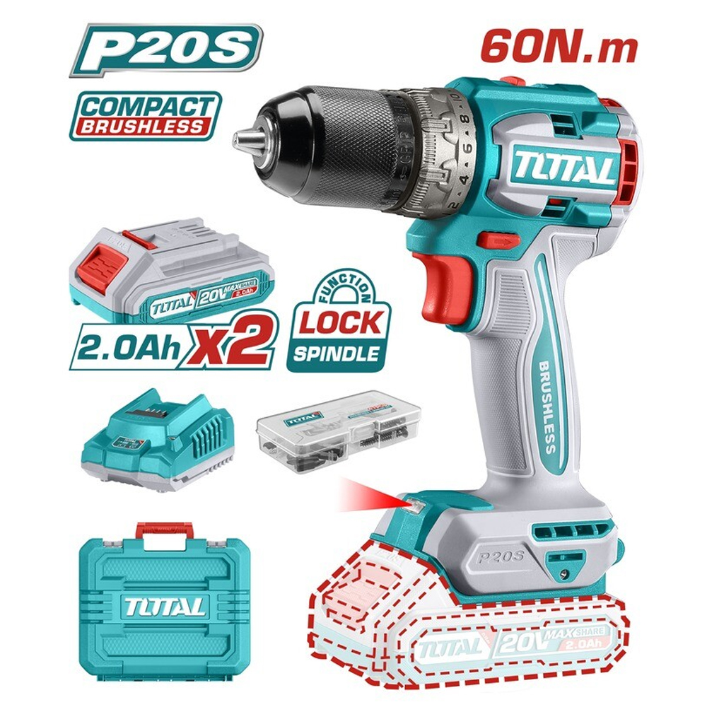 VISSEUSE A PERCUSSION 60NM A/B 20V TDLI20602