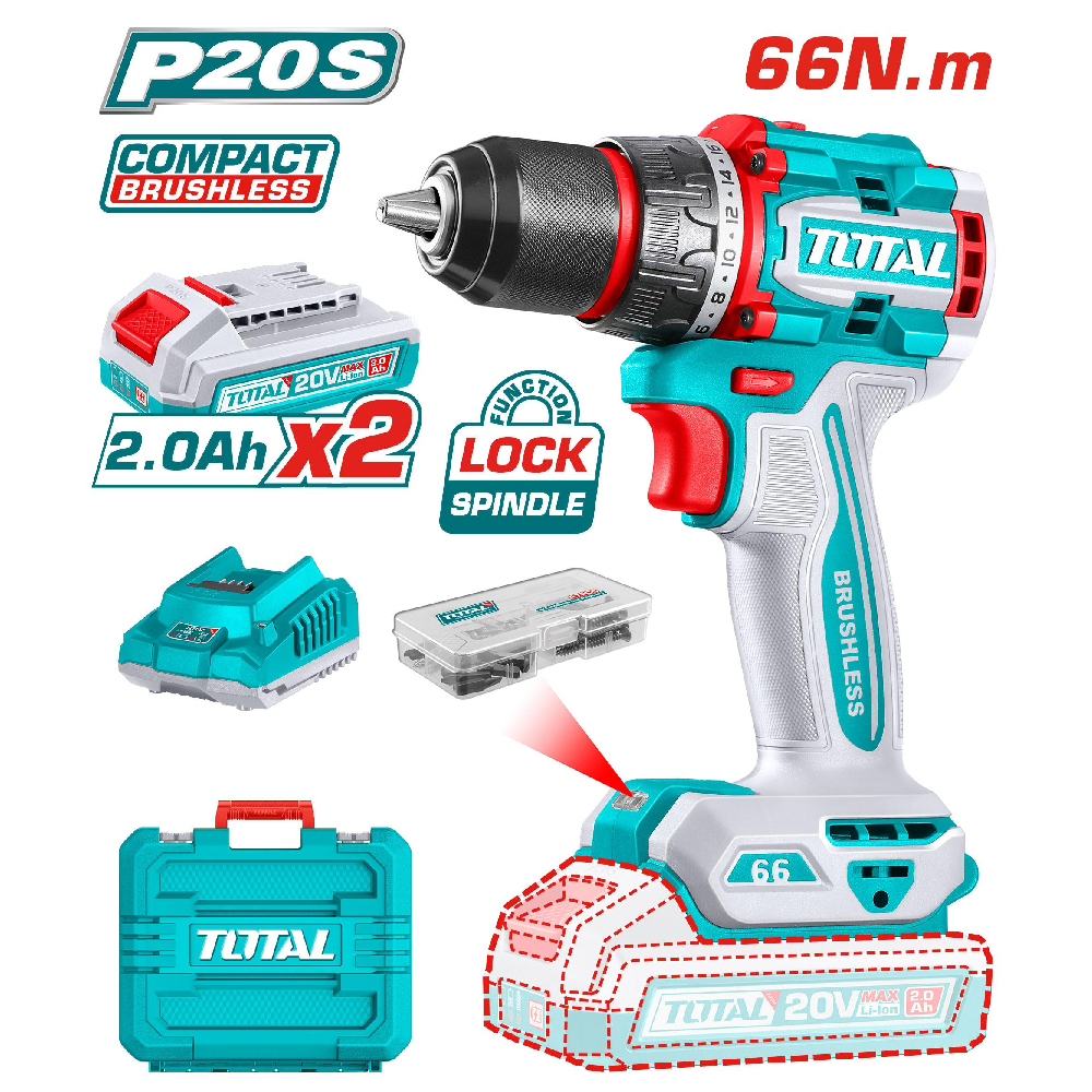 VISSEUSE BL 66NM 20V 2.2AH TDLI20668