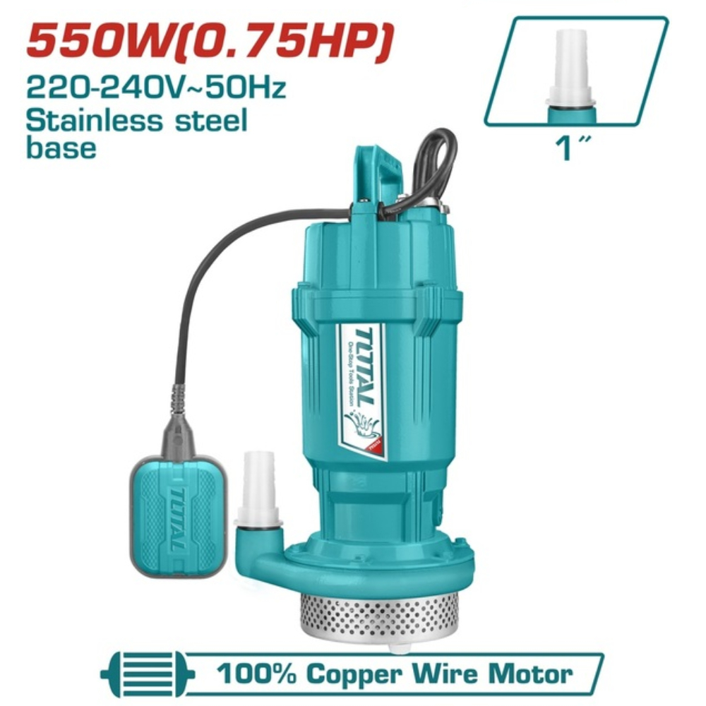 POMPE SUBMERSIBLE 550W 0.75CV TWP65506