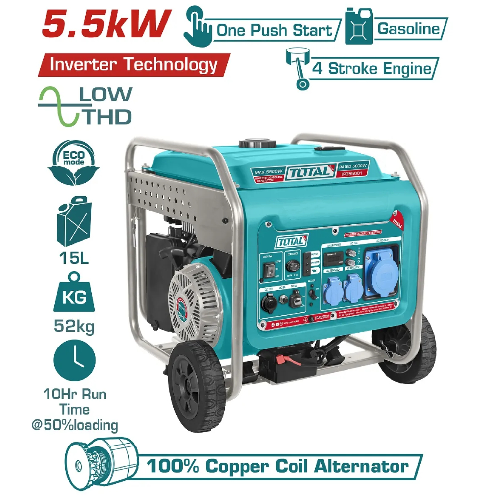 GROUPE ELECTROGENE 5,5KW ESS INVERTER TP365006