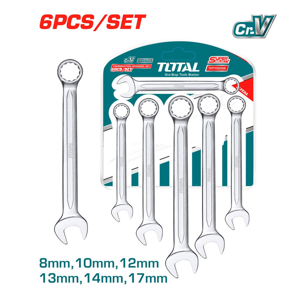 JX 06 CLES MIXTE DE 08-17MM THT102266