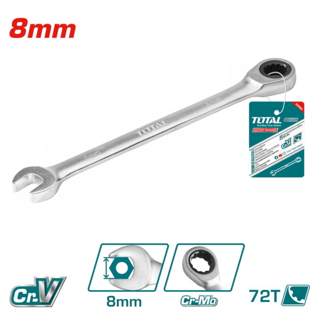 CLE MIXTE CLIQUET 08MM TCSPAR081