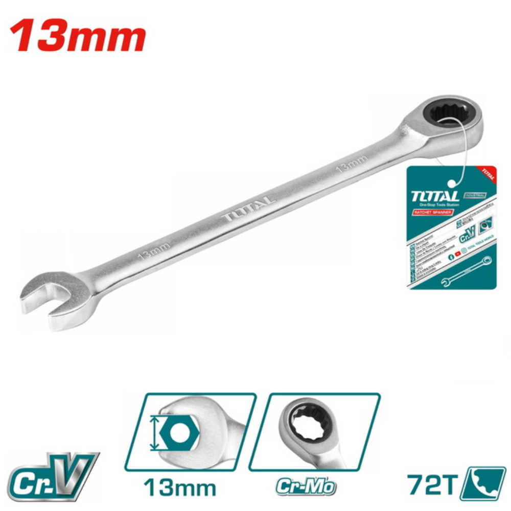 CLE MIXTE CLIQUET 13MM TCSPAR131