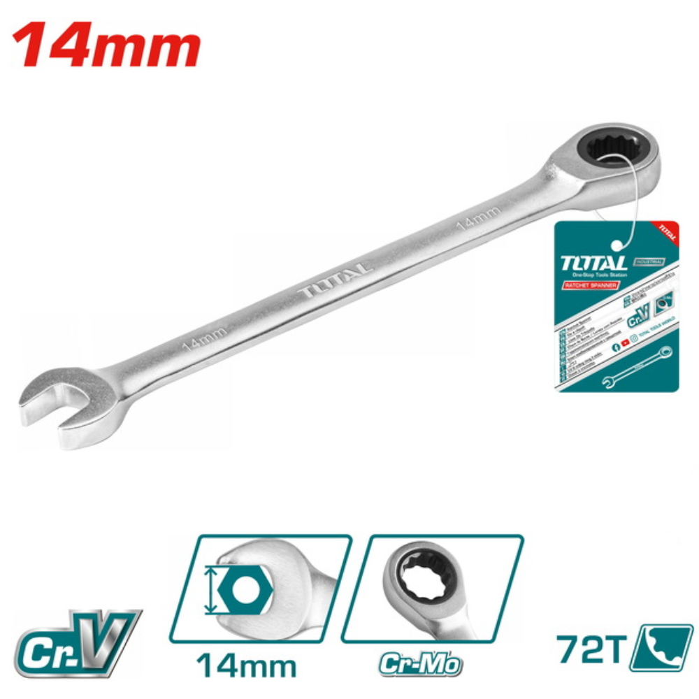 CLE MIXTE CLIQUET 14MM TCSPAR141