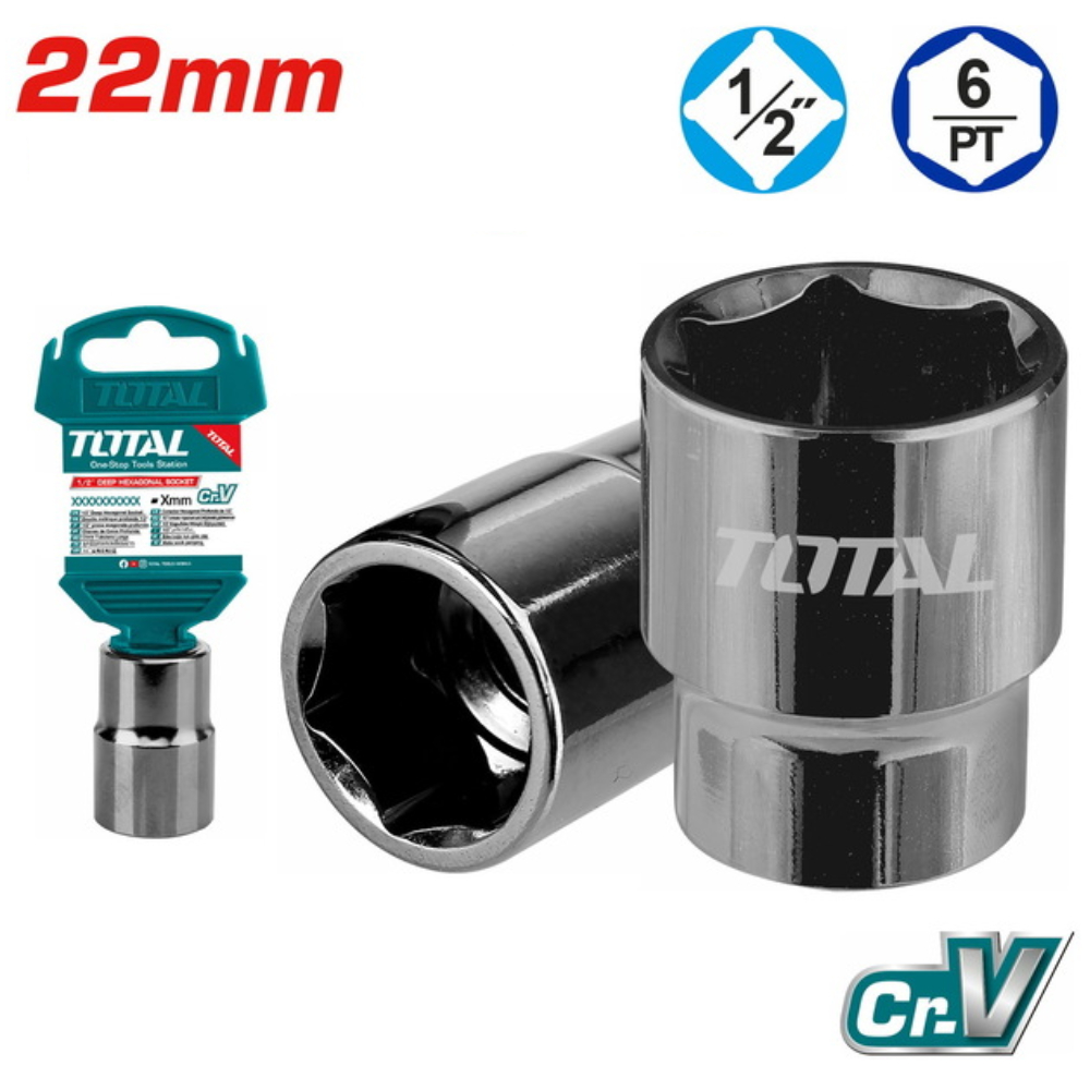 DOUILLE 1/2" 22MM THTST12221