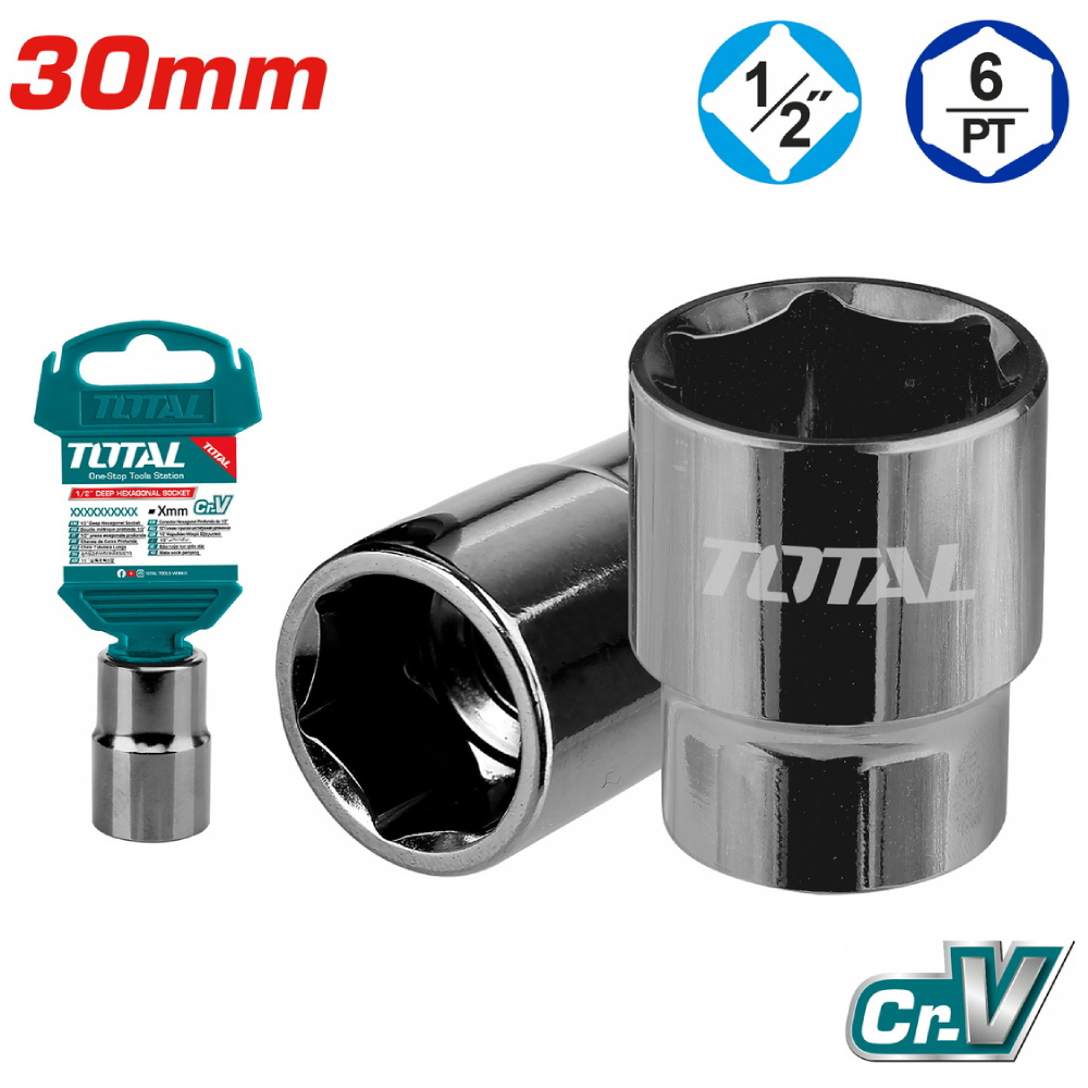 DOUILLE 1/2" 30MM THTST12301