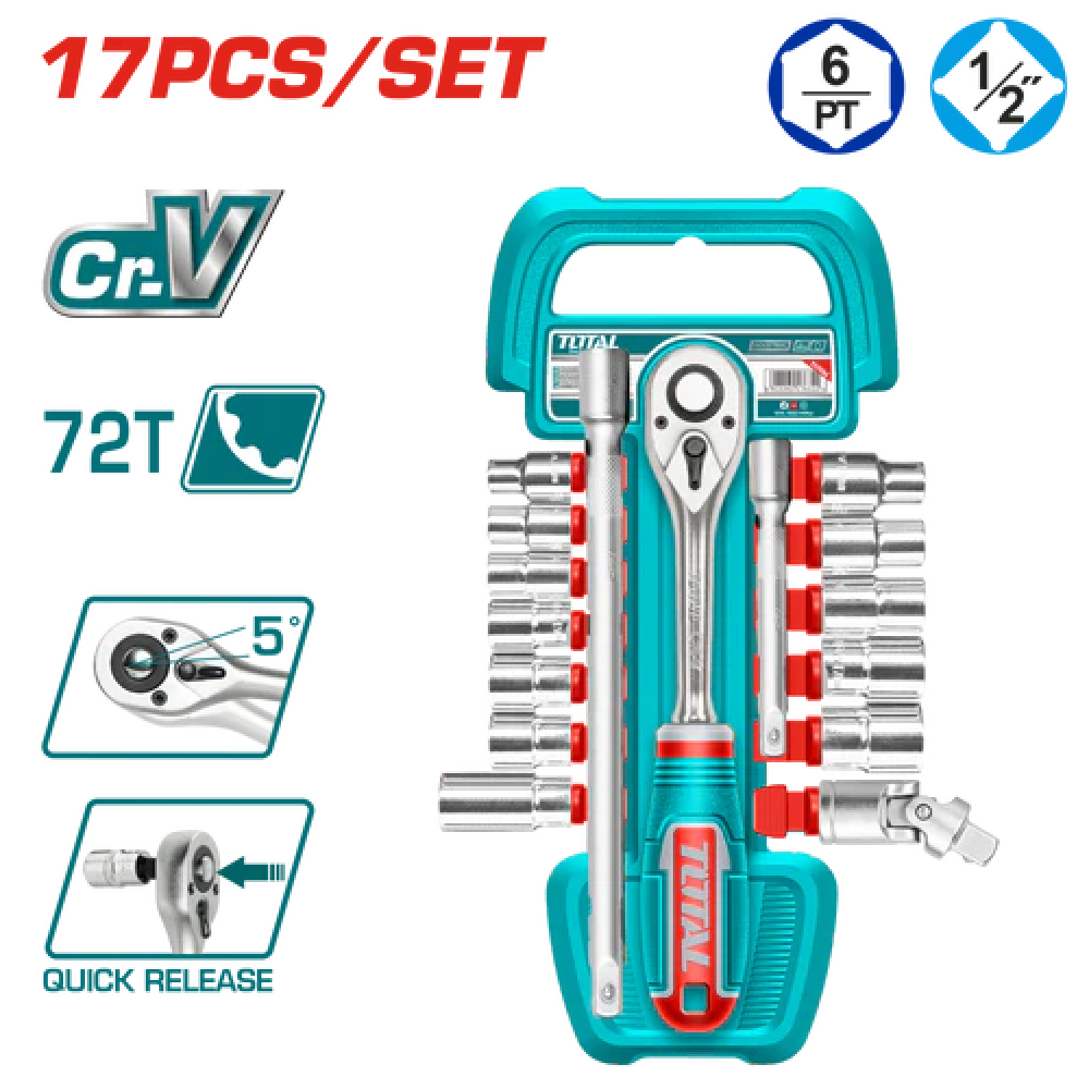 JX 17 DOUILLES 1/2" 10-24MM THT121171