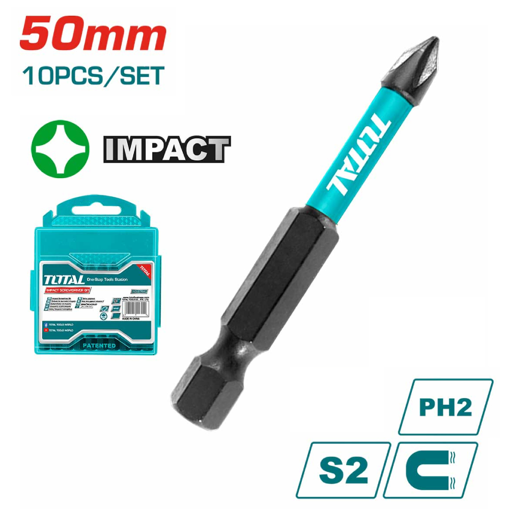 EMBOUTS TOURNEVIS PH2X50 TACIM16PH223