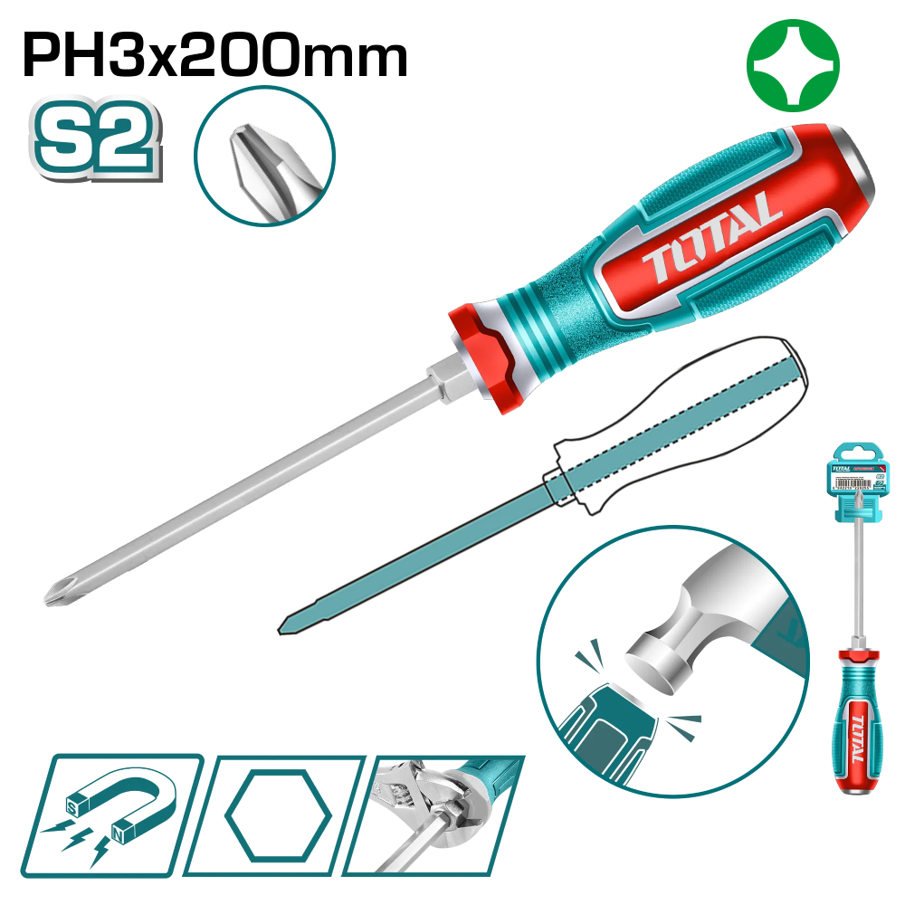 TOURNEVIS PH 3X200 TRAVERS TGTPH3200