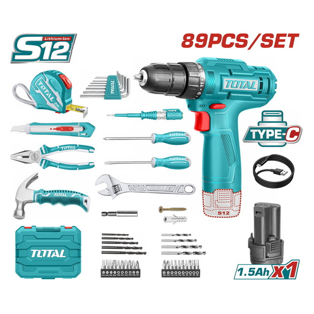 KIT OUTILS 89PCS THKTHP10892