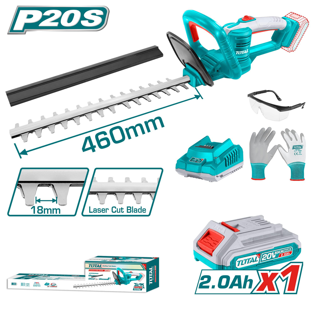 TAILLE HAIE 460MM 20V 2AH/CH THTLI20461