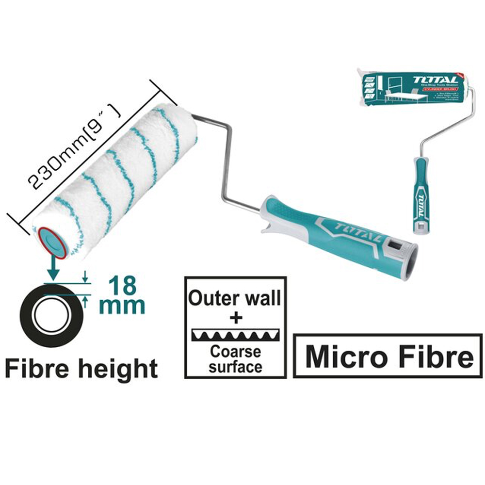 ROULEAU MOHAIR 18MM THT8593