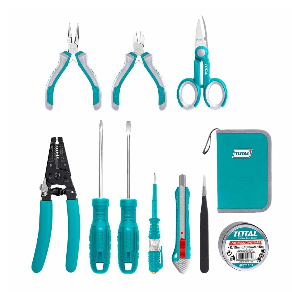 TROUSSE 11PCS ELECTRICIEN TKETS0111